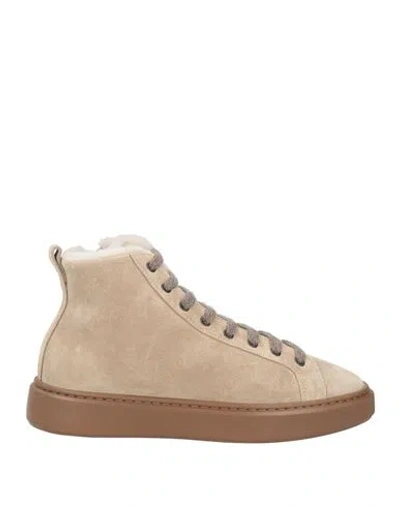 Doucal's Woman Sneakers Grey Size 7 Leather