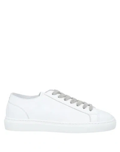 Doucal's Woman Sneakers White Size 6 Soft Leather