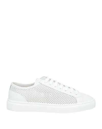 Doucal's Woman Sneakers White Size 7.5 Leather