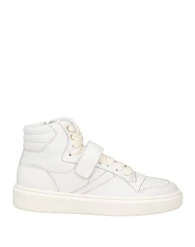 Doucal's Woman Sneakers White Size 8 Leather