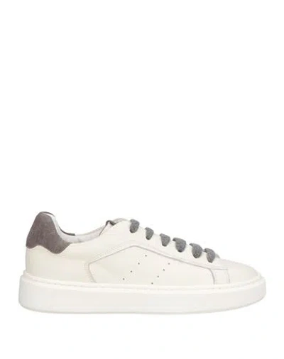 Doucal's Woman Sneakers White Size 7 Leather