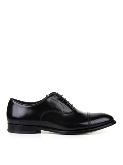 DOUCAL'S DOUCALS MEN'S BLUE OXFORD SHOES