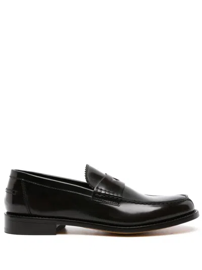 DOUCAL'S PENNY LOAFER,DU3241GRANUY007 TM02 EBONY