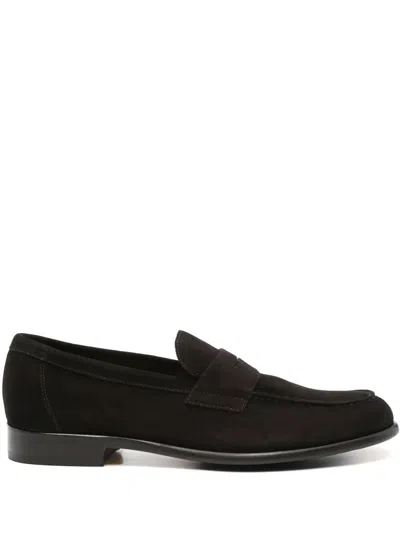 Doucal's Penny Adler Juke Loafer In Brown