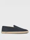 Doucal's Suede Espadrilles In Blue