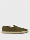 Doucal's Round Toe Casual Shoes In Green