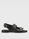 Doucal's Flat Sandals  Woman Color Black In Schwarz