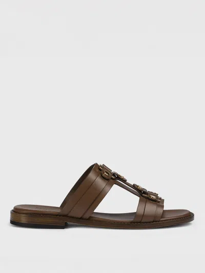 DOUCAL'S FLAT SANDALS DOUCAL'S WOMAN COLOR BROWN,G87803032