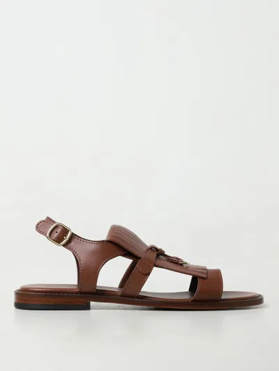 Doucal's Flat Sandals  Woman Color Leather