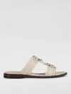 Doucal's Flat Sandals  Woman Color White In 白色