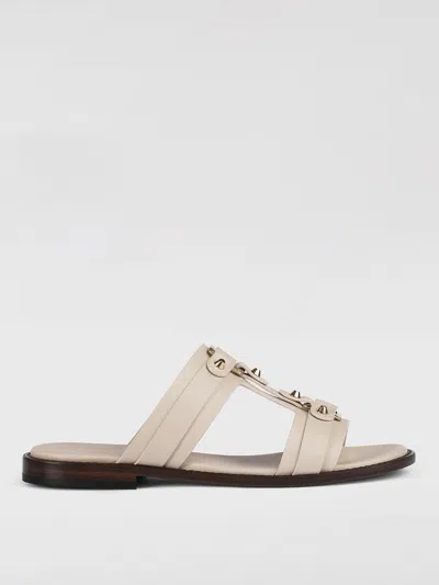 Doucal's Flat Sandals  Woman Color White In 白色