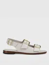 Doucal's Leather Sandals In Weiss