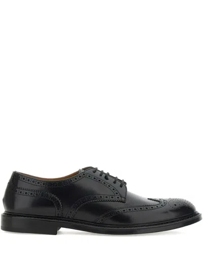 DOUCAL'S HORSE LEATHER MONK SHOES