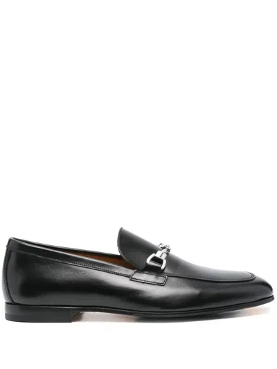 Doucal's Horsebit-detailed Loafers In Black
