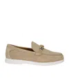 Doucal's Knot-detail Mesh Loafers In Nude
