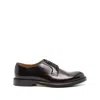 Doucal's Man Lace-up Shoes Midnight Blue Size 6.5 Soft Leather In Bordeaux
