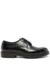 Doucal's Lace-up Leather Derby Shoes In Brown