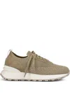 Doucal's Lace-up Sneakers In Neutrals