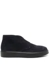 Doucal's Lace-up Suede Chukka Boots In Blue