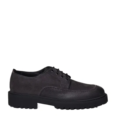 Doucal's Lacing Business Casual Shoes In Black