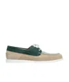 Doucal's Lacing Business Casual Shoes In Nude