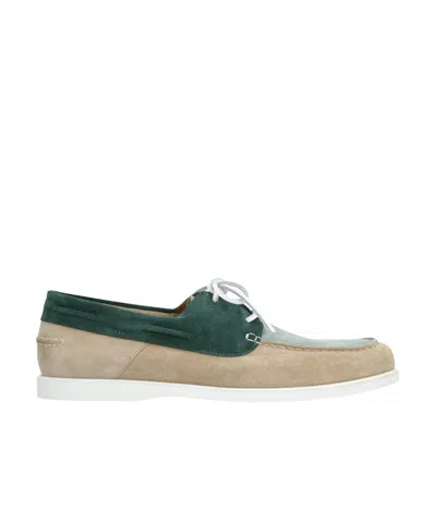 Doucal's Lacing Business Casual Shoes In Nude
