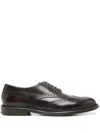 Doucal's Laser-cut Brogues In Brown