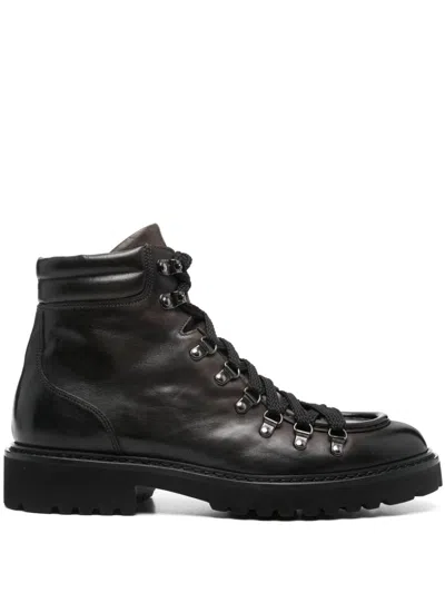 DOUCAL'S LEATHER ANKLE BOOTS