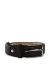 Doucal's Leather Belt In Brown