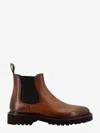Doucal's Leather Boots With Rubber Sole
