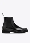 Doucal's Leather Chelsea Boots In Black
