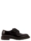 Doucal's Leather Derby Lace-up Shoes In Brown