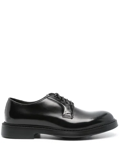DOUCAL'S LACE-UP LEATHER DERBY SHOES