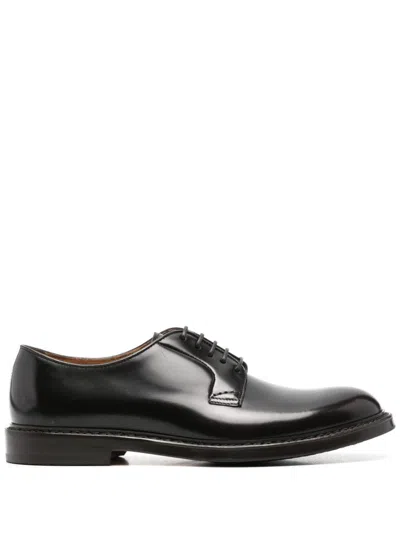 DOUCAL'S LEATHER DERBY SHOES