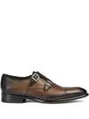 Doucal's Man Loafers Charcoal Size 9 Soft Leather In Brown