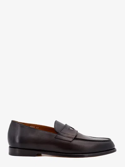 Doucal's Leather Loafer In Brown