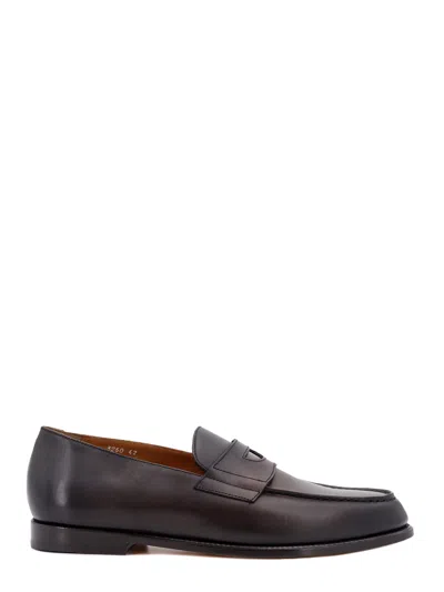 Doucal's Leather Loafer In Black