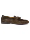 Doucal's Leather Loafer In Brown