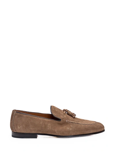 Doucal's Leather Loafer In Palude Fdo T.moro
