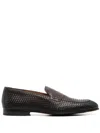 Doucal's Leather Loafers In Brown