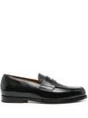 Doucal's Leather Loafers In Black