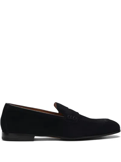 Doucal's Leather Loafers In Black