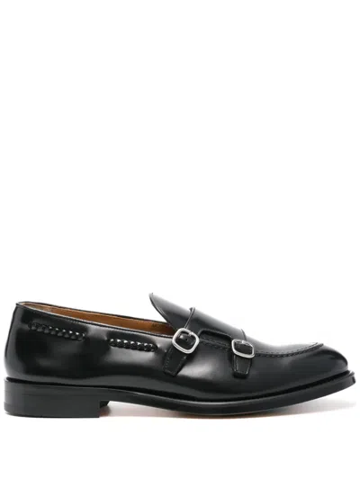 DOUCAL'S LEATHER MONK SHOES