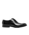 Doucal's Man Lace-up Shoes Black Size 7 Soft Leather In Black