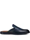 Doucal's Leather Sandals In Animal Print