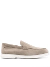 Doucal's Penny-slot Suede Loafers
