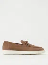 Doucal's Man Loafers Light Brown Size 13 Leather In Beige