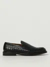 Doucal's Woven Leather Penny Loafers