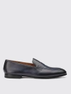 Doucal's Man Loafers Midnight Blue Size 7.5 Leather