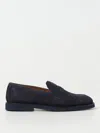 Doucal's Leather Loafer In Blue